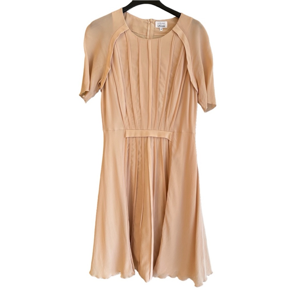 Rdm by Rue du Mail Silk Beige Dress